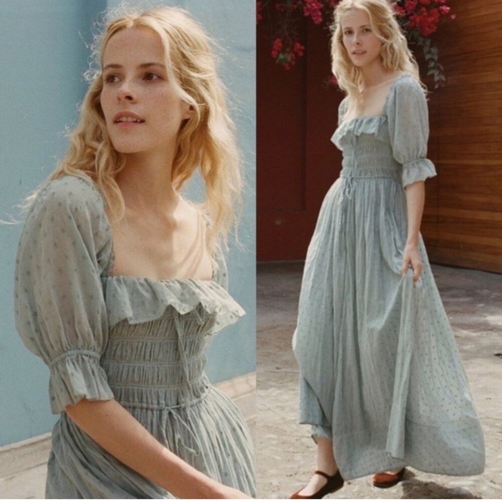 Doen Sol Dress in Light Pond XS NWT